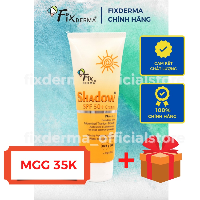 [CHÍNH HÃNG] Kem chống nắng Fixderma 75g - Chính hãng từ Bác sĩ Da liễu Fixderma officialstore