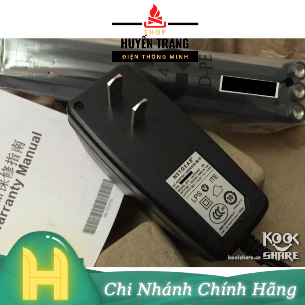 [Mã 155LIFESALE giảm 8% đơn 99K] [Nguồn Chuẩn] Nguồn Adapter 12V 3.5A NETGEAR Jack 5.5x2.1MM12V3.5A 2AAF042F