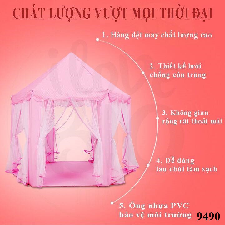 LỀU CÔNG CHÚA CHO BÉ GÁI