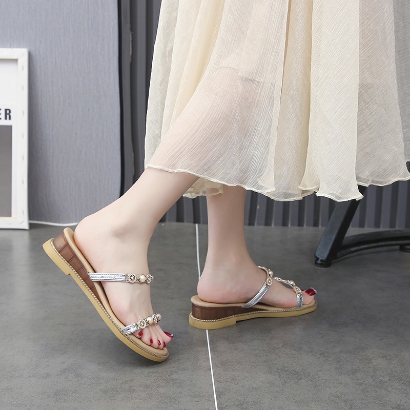 Xăng đan Da Hở Ngón Thời Trang Sành Điệu Cho Nữ