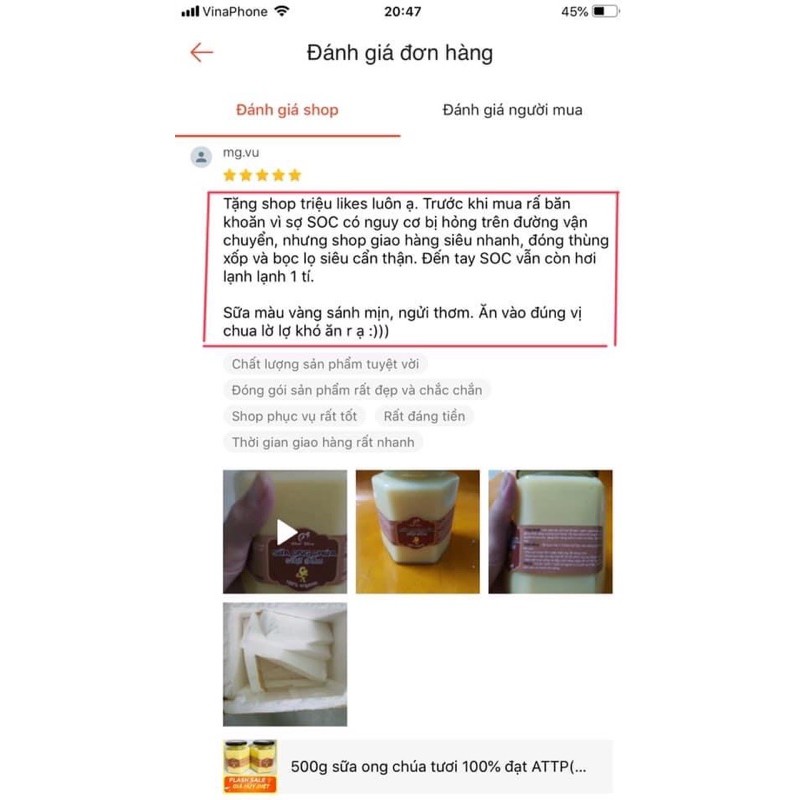 Sữa ong chúa 100% nguyên chất, có kiểm định ATTP