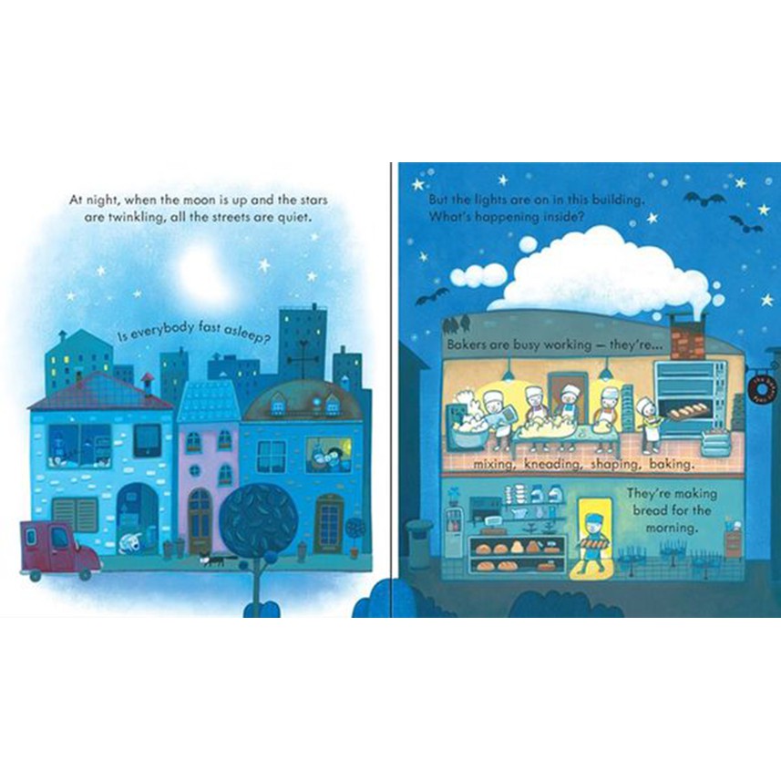 Sách - Anh: Peep Inside Night Time