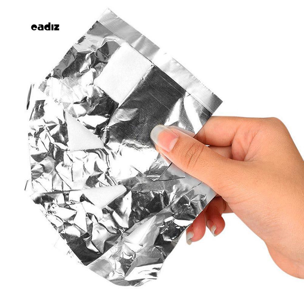 [Hàng mới về] 100 miếng giấy bạc bọc móng tay