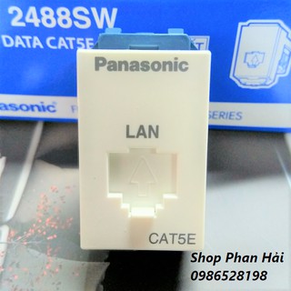 Ổ cắm data cat5 - hạt mạng panasonic wev2488sw