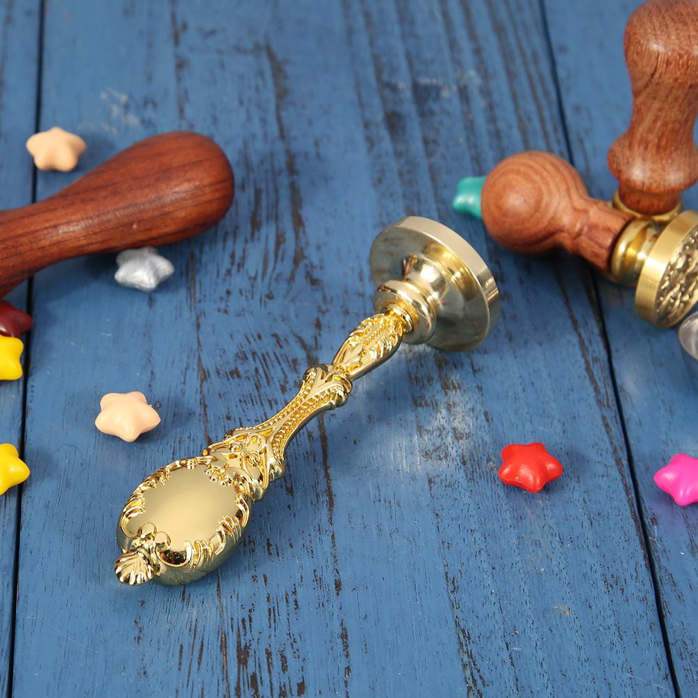 Con Dấu Tay Cầm Bằng Hợp Kim Phong Cách Retro