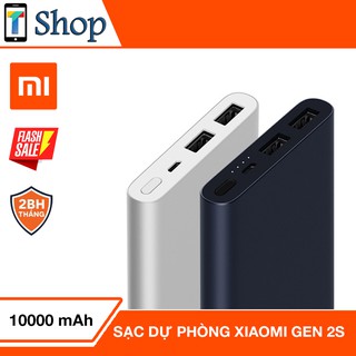 Pin Sạc Dự Phòng Xiaomi Gen 2 Version 2018 10000 mAh 2 Cổng USB - Hàng Chính Hãng