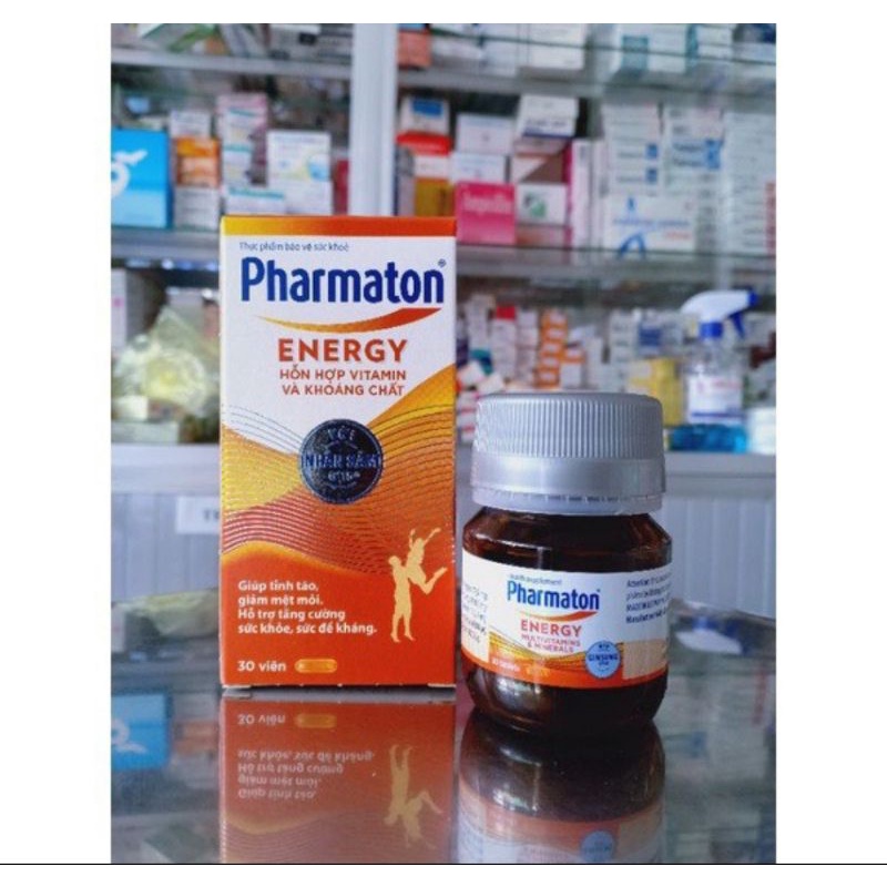 PHARMATON Energy  - Bổ sung vitamin & khoáng chất với nhân sâm