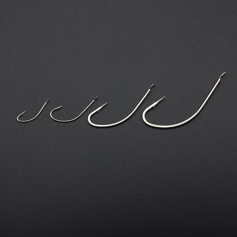 Bộ 100 Móc Câu Cá 1-10 Bằng Carbon Chất Lượng