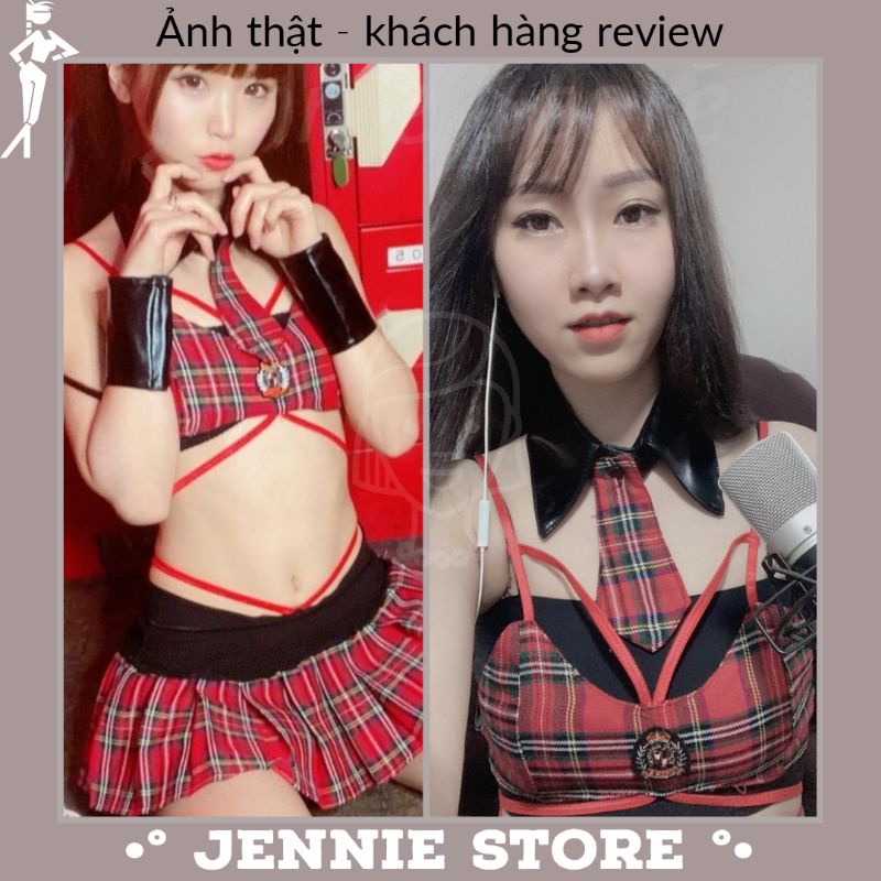 Cosplay nữ sinh Anh Quốc sexy - bộ đồ ngủ hoá trang gợi cảm anime | BigBuy360 - bigbuy360.vn
