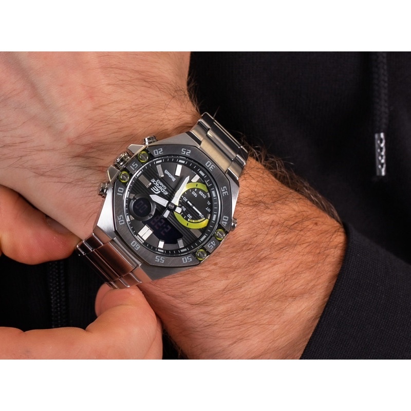 Đồng Hồ Casio | Edifice | Nam ECB-10DB-1ADF  | Dây Kim Loai | Chống Nước 100m | Kết Nối Điện Thoại