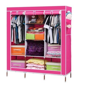 TỦ VẢI 3 BUỒNG 8 NGĂN (GIAO MÀU NGẪU NHIÊN)