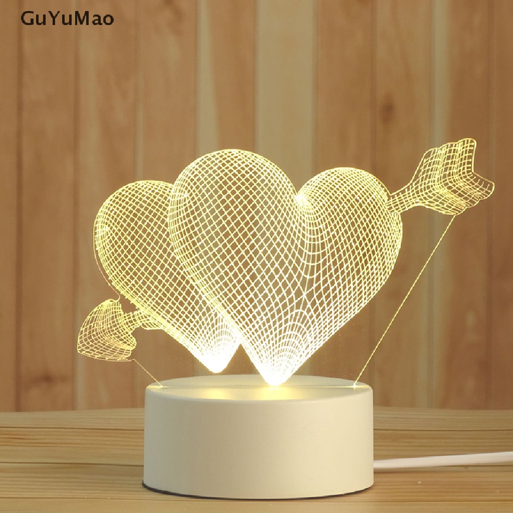 Đèn Ngủ 3D Bằng Acrylic Dùng Trang Trí Phòng Ngủ
