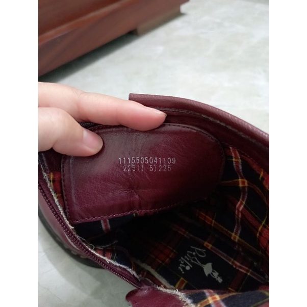 Bốt da thật hàng si sz 35-36