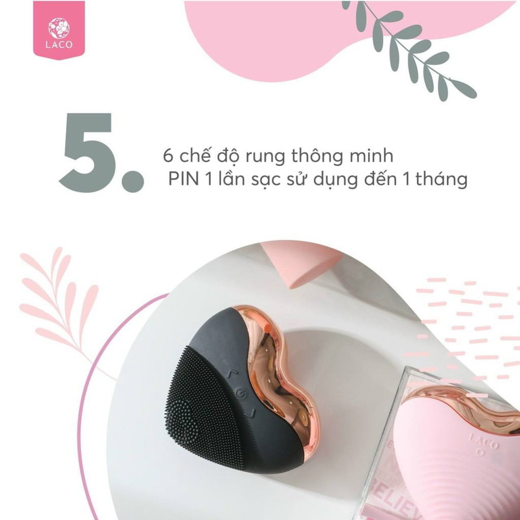 Máy Rửa Rửa Mặt sạch Sâu, Massage Laco Cleansing Facial Luxury