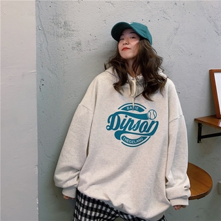 Kii Wii Áo Hoodie Form Rộng Phong Cách Hàn Quốc Cho Cặp Đôi