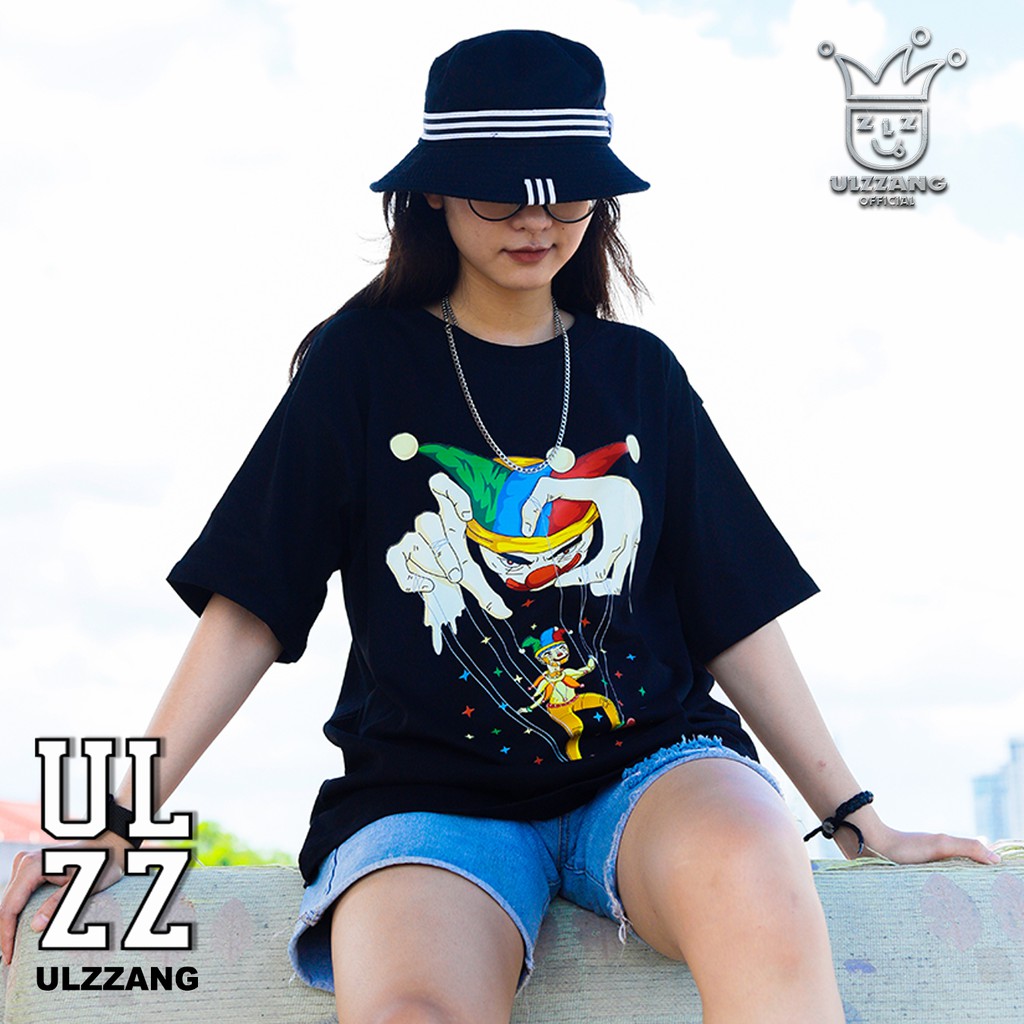 Áo thun local brand ULZZ ulzzang puppets dáng tay lỡ unisex U-22