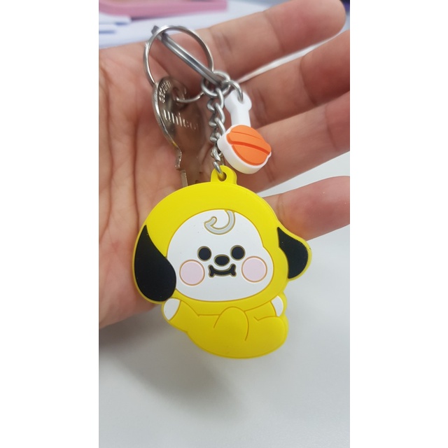 Móc Khóa Silicon Hình Nhân Vật BT21