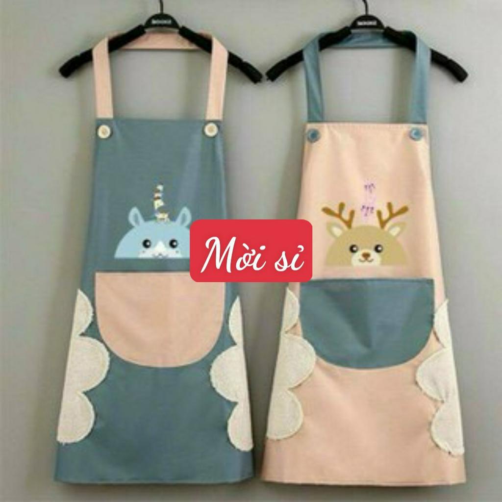Tạp Dề Chống Nước - Tạp Dề Có Túi Đựng, Có Khăn Lau Tay Chống Bám Bẩn Hiệu Quả - Cam Kết Không Ưng Hoàn Tiền...
