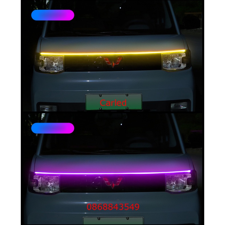 Led dây silicon dẹp độ daylight mí đèn xe ô tô các loại 60cm-80cm-100cm-120cm-150cm-200cm