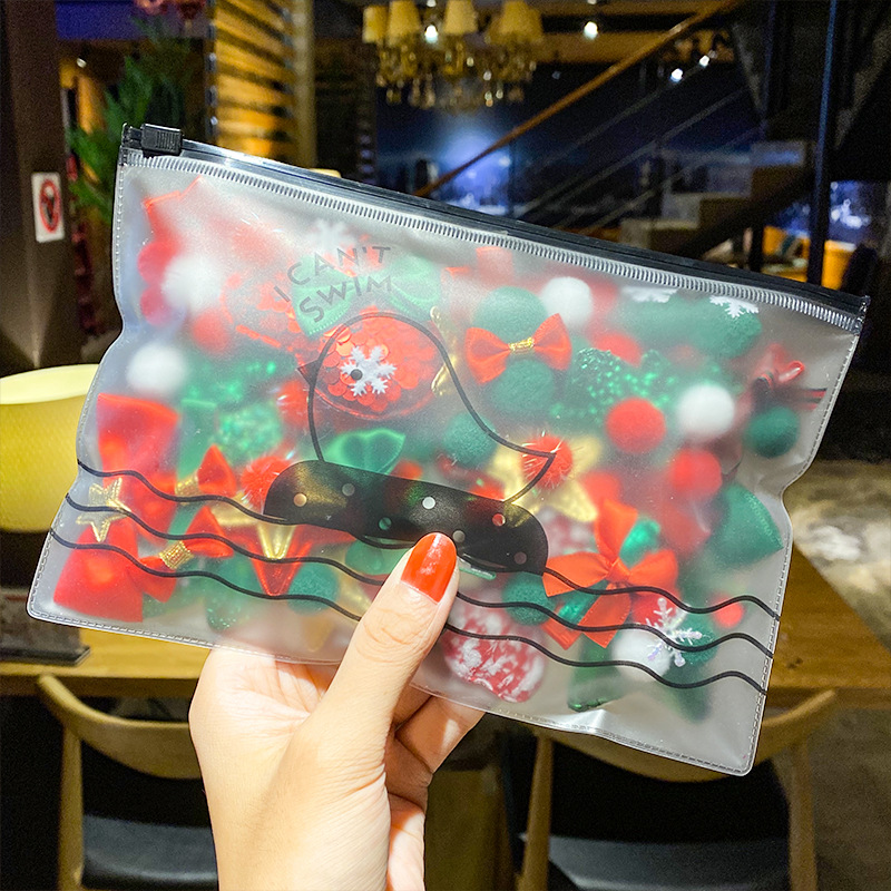 Kẹp Tóc Hoạt Hình Thiết Kế Giáng Sinh Đáng Yêu Thời Trang