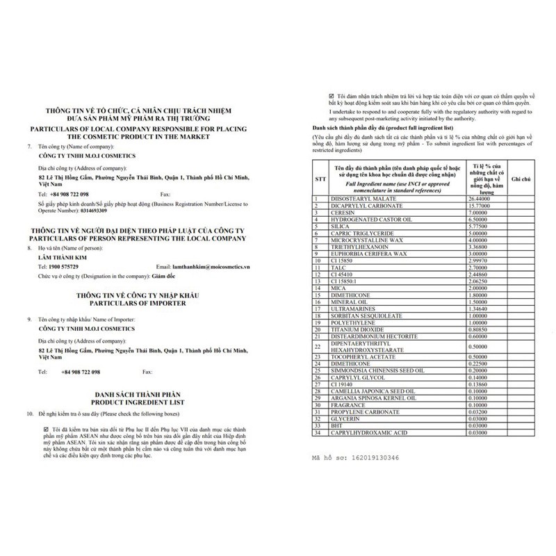 💄 SON THỎI M.O.I HỒ NGỌC HÀ<<FREESHIP<<CHÍNH HÃNG | BigBuy360 - bigbuy360.vn