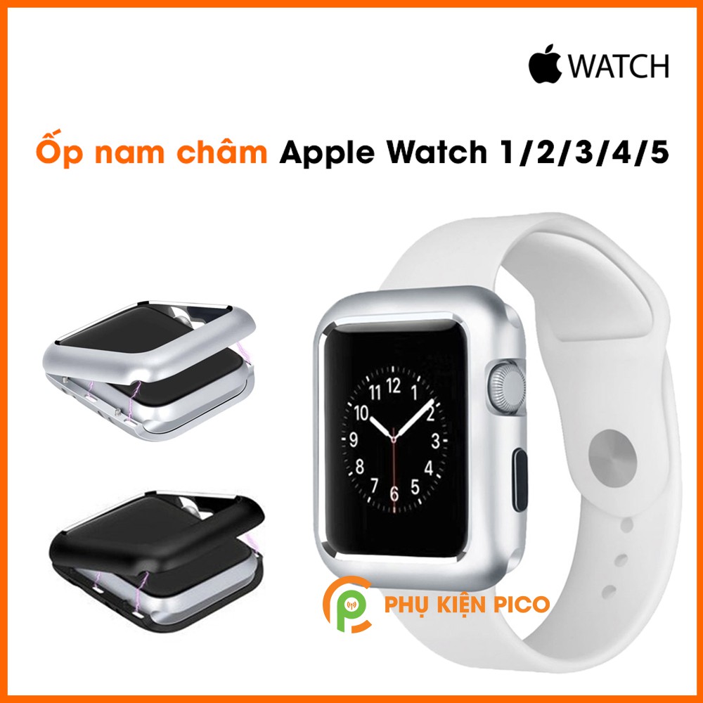 Ốp nam châm Apple Watch Series 1/2/3/4/5 38mm 42mm 40mm 44mm nhôm nguyên khối