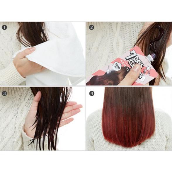 [Auth Thái] Nhuộm Tóc 7 Ngày Missha 7 Days Coloring Hair Treatment