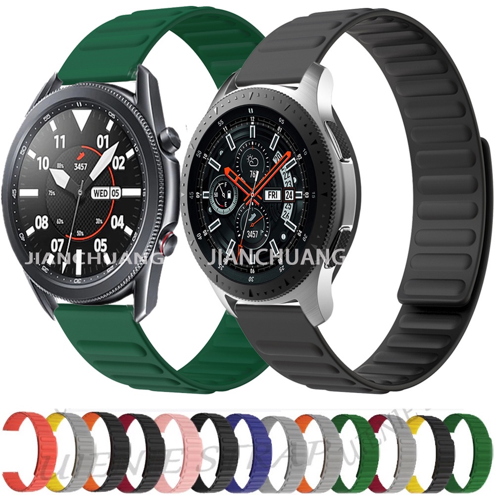Dây đeo 22mm Silicon khóa nam châm cho Samsung Galaxy Watch 3 45mm / Gear S3 / Galaxy Watch 46mm