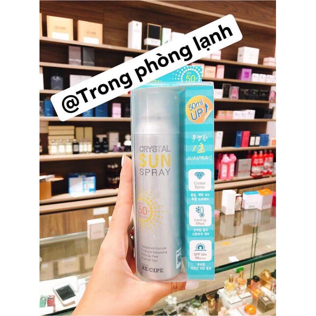 xịt chống nắng giá rẻ/Freeship từ 150k/ Xịt chống nắng Crystal Sun Spray