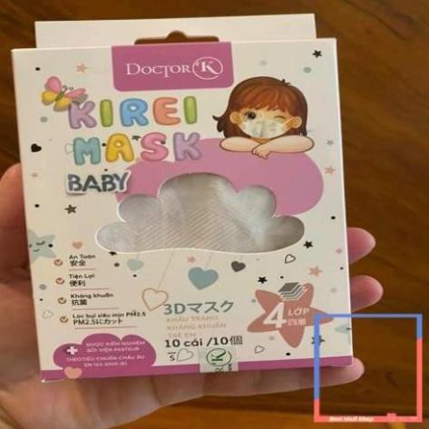 Khẩu trang 3D em bé hình gấu panda - Doctor K - 10 cái/Hộp | BigBuy360 - bigbuy360.vn