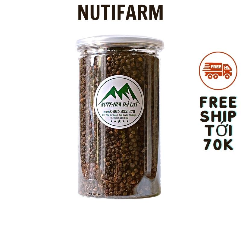 Tiêu đen nguyên hạt nông sản sạch nhà trồng 500gr NutiFarm đặc sản đà lạt