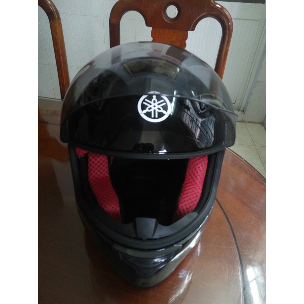 mũ bảo hiểm Fullface yamaha nk theo xe R15 V3 từ indonesia ( đen bóng)