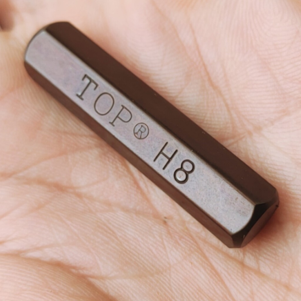 Mũi đóng lục giác Top, size 8mm, lắp vào bộ tô vít đóng.