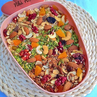 Granola ngũ cốc ăn kiêng không đường 500gr