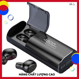 Tai nghe Bluetooth Không Dây Nhét Tai Kiêm Sạc Dự Phòng Amoi S11 TWS Nâng Cấp Hơn i7, i9, i12, F9, F9 Pro kancer.shop01