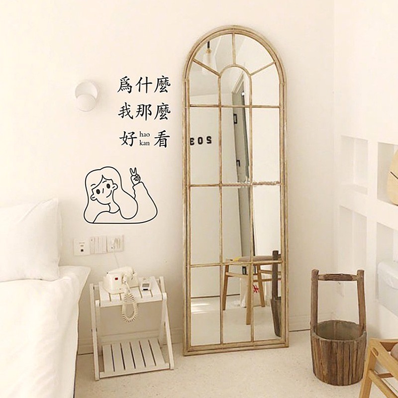 Miếng dán tường trang trí phòng ngủ thiết kế đơn giản đáng yêu