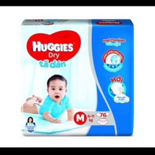 Tã dán huggies mẫu mới m/74; l/68; xl/62; xxl/56