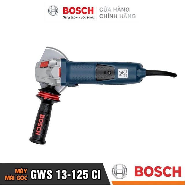 [CHÍNH HÃNG] Máy Mài Góc Bosch GWS 13-125 CI (125MM-1300W) - Công Nghệ Giảm Rung, Giá Đại Lý Cấp 1, Bảo Hành Toàn Quốc