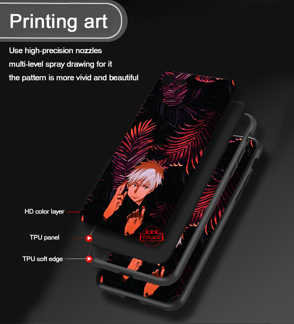 Huawei Y5 2017 Y6 Prime 2018 Y7 Y9 Prime 2019 Soft Case 45ER Jutsu Kaisen