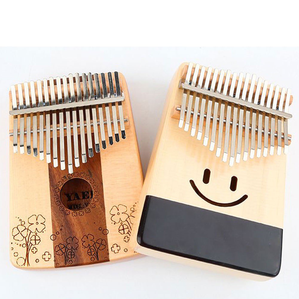 Đàn Kalimba 17 phím Yael Clover Xà Cừ Tặng Kèm Kèn Harmonica Và nhiều phụ kiện đi kèm khác - HÀNG CÓ SẴN