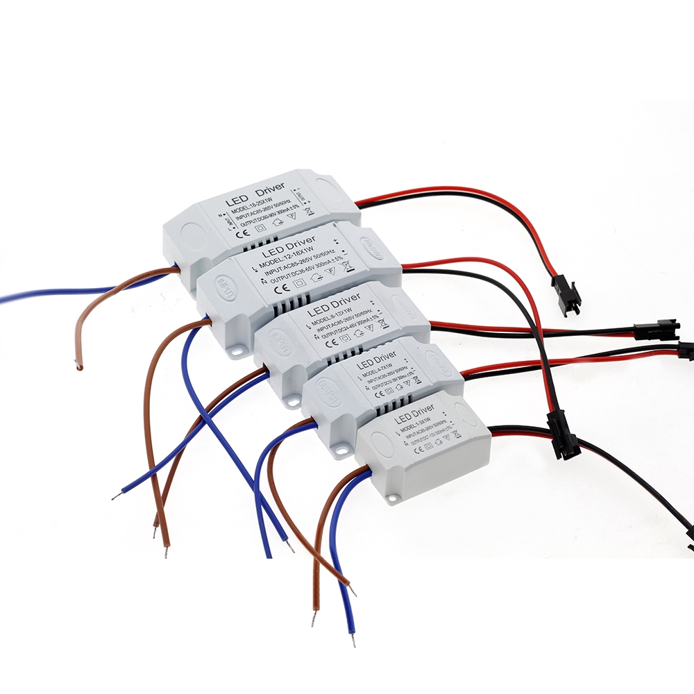 Bộ Chuyển Đổi Nguồn Điện 300mA 1W-36W 85-265V Cho Đèn Led Dây