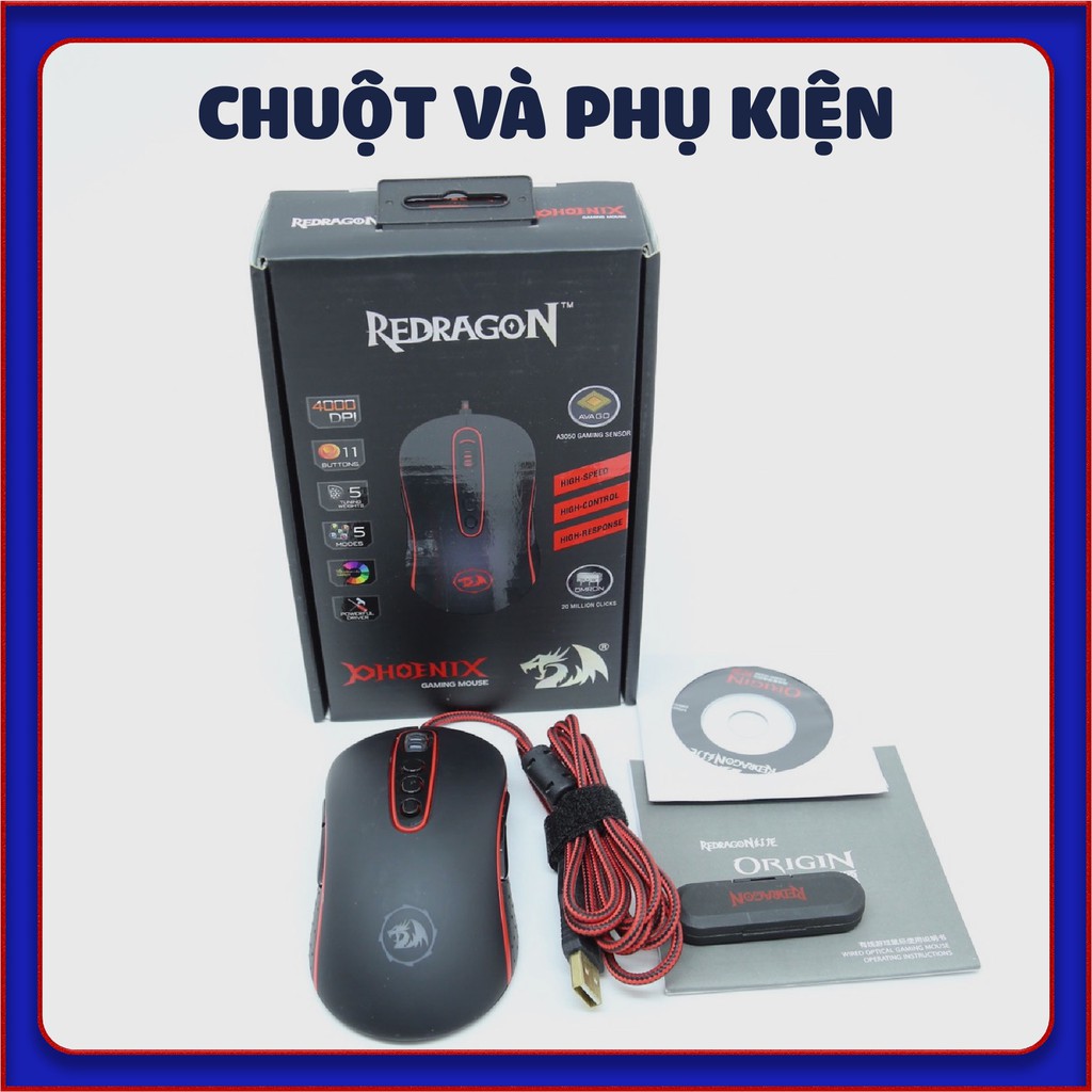 Chuột Chuyên Game Redragon Phoenix M702 (Đen)