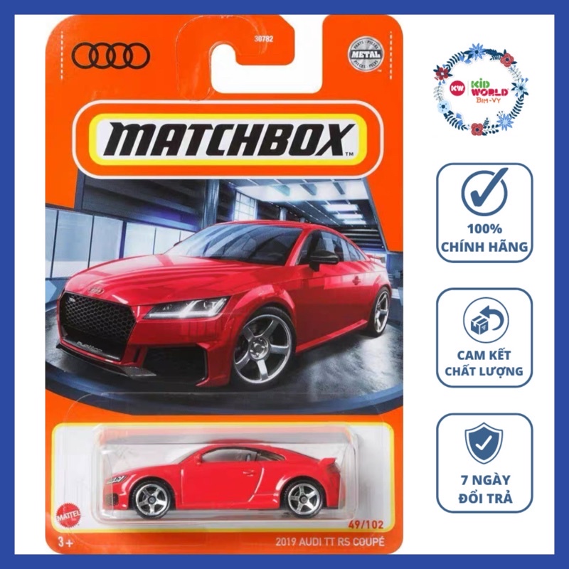 Xe mô hình Matchbox 2019 Audi TT RS Coupe HFP26.