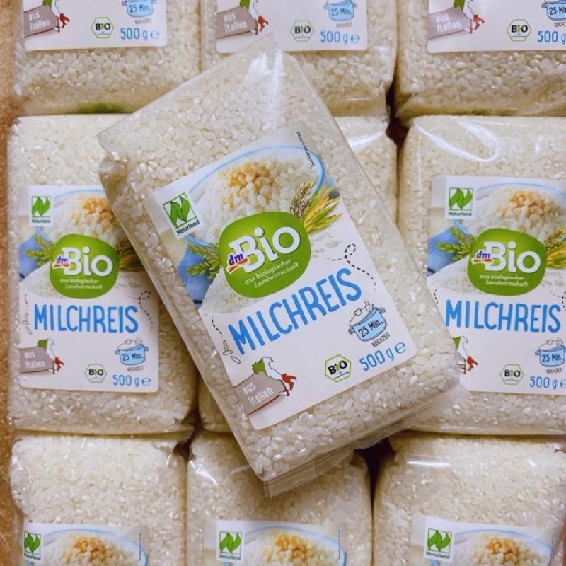 Gạo sữa hữu cơ DmBio Đức 500gr