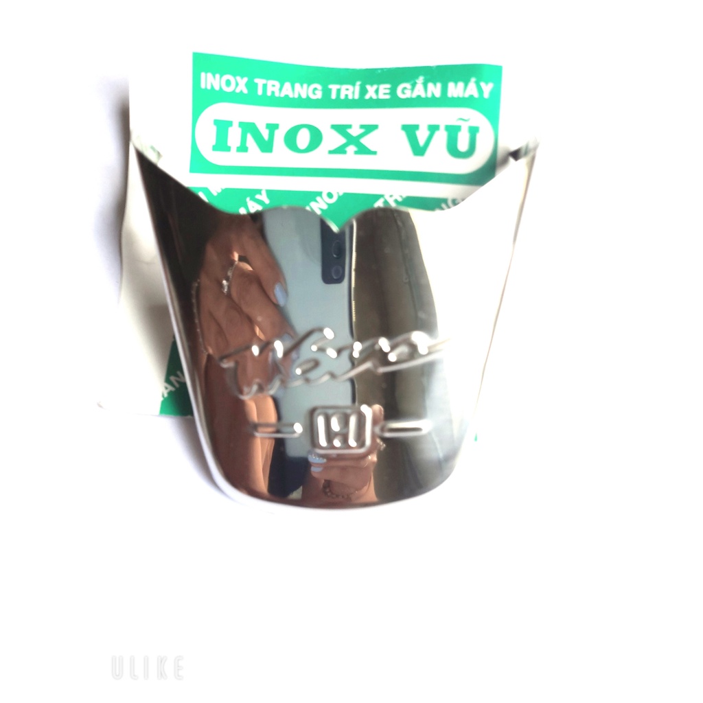 Combo Ốp dè INOX xe Wave RS 100i và Wave S 100i + 1 tem titan logo HONDDA giá 1 cặp tại xưởng INOX Vũ