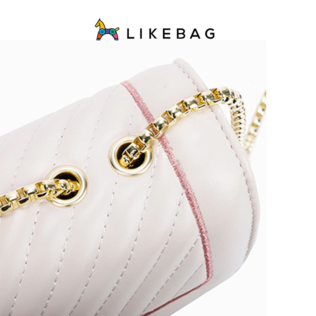 Túi xách nữ đeo chéo thời trang LIKEBAG khóa hợp kim kiểu dáng sang trọng CJ015 - LIBAGI