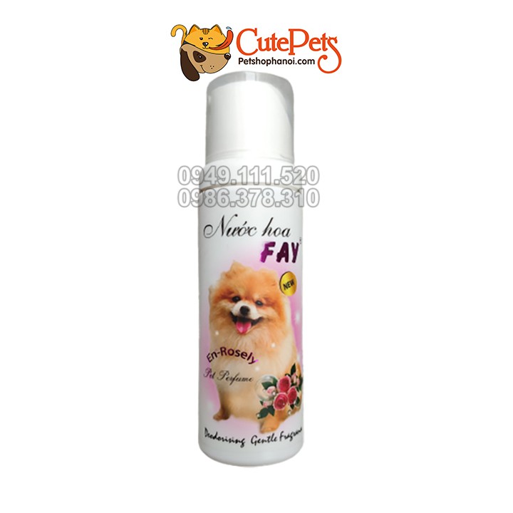 Nước hoa Fay 90ml dành cho thú cưng - CutePets Phụ kiện chó mèo Pet shop Hà Hội