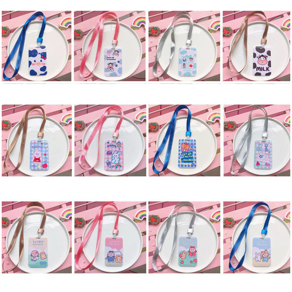 1 Bao Đựng Thẻ Sinh Viên Họa Tiết Hoạt Hình Dễ Thương