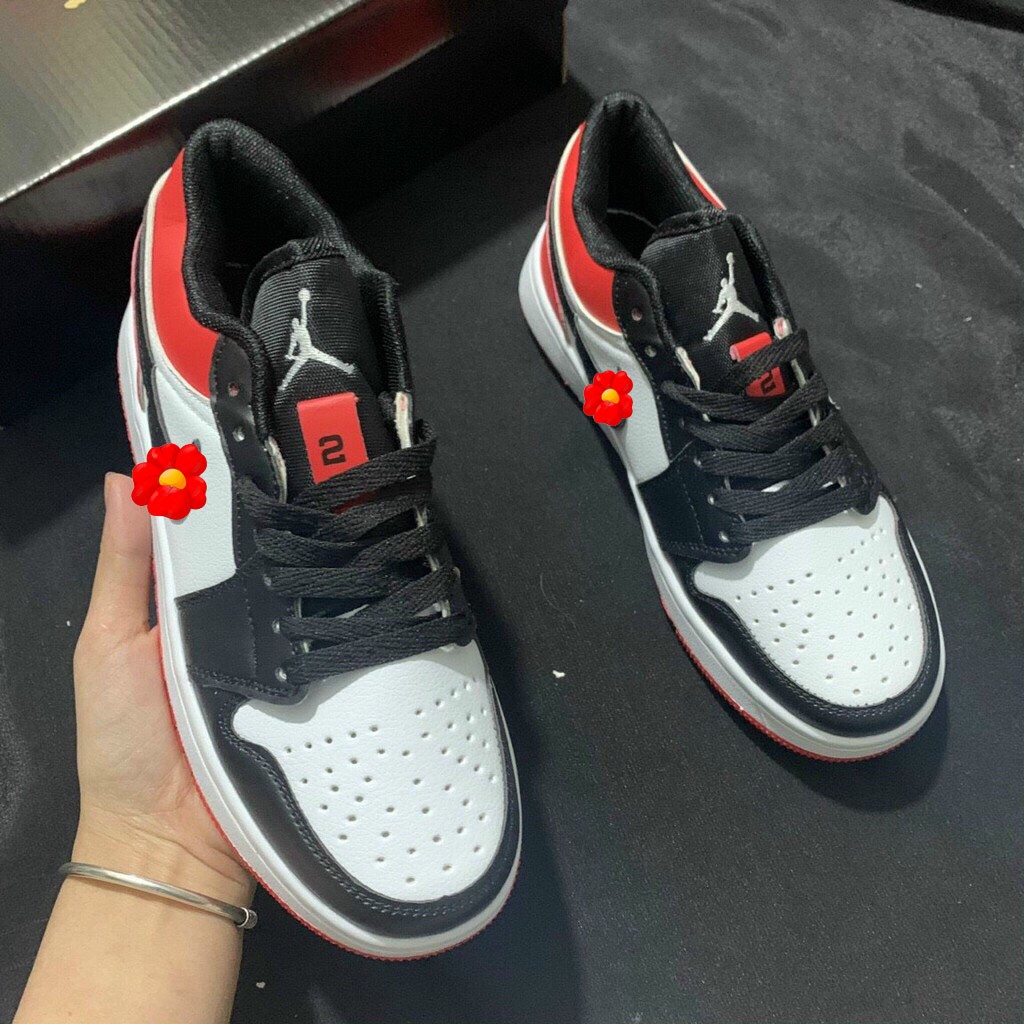 Giày Sneaker ❤️FREESHIP❤️ Giày JD Đỏ Cổ Thấp - Giày Độn Đế Full Size Nam Nữ