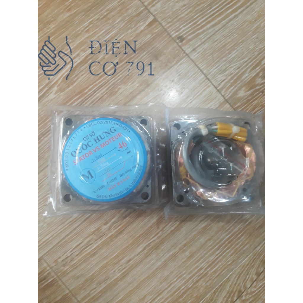 Cuộn dây quạt hộp B4 trục 46 Tròn  dày 1.5cm và 2cm